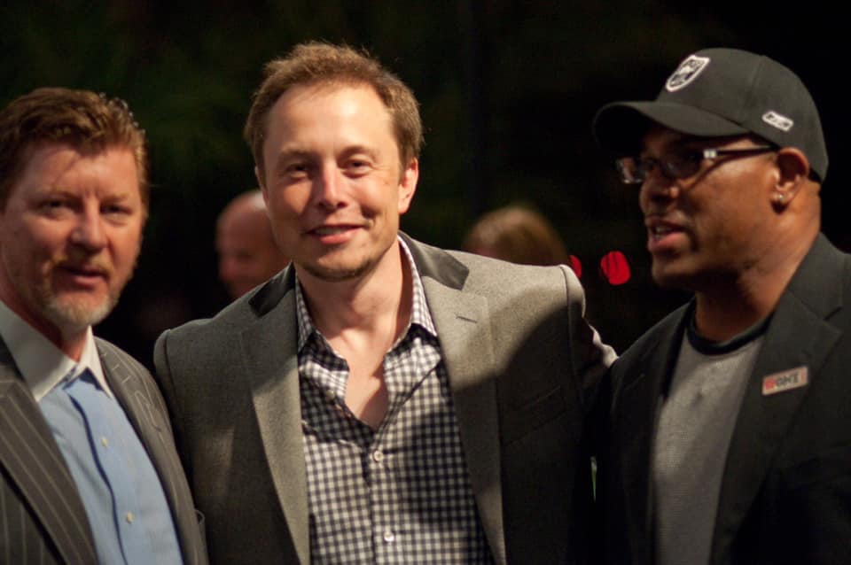 Elon Musk, Rich Rydstrom Esq, Marvin Smith fmr NFL, Tesla Elon Musk, Musk Rich Rydstrom